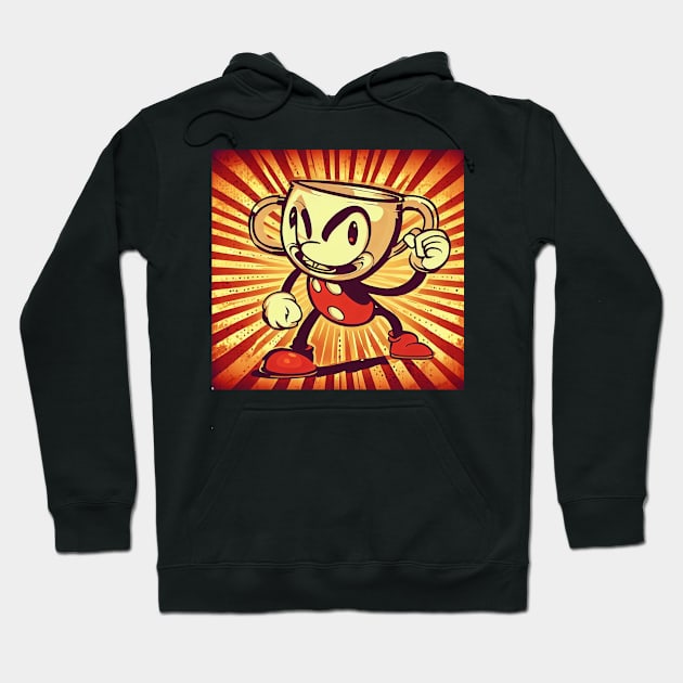 Wild Madness - Cuphead Hoodie by Vish artd